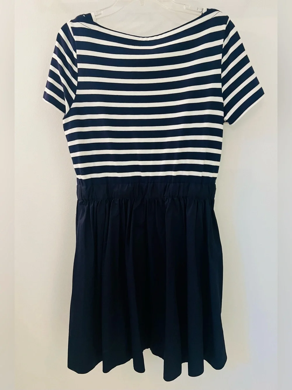 Kate Spade Navy Stripe Boatneck Dress size S